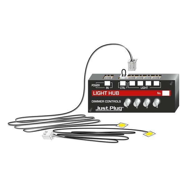 Lights and amp; Hub Set- Warm, Woodland Scenics, Mfr#: WOO5700
